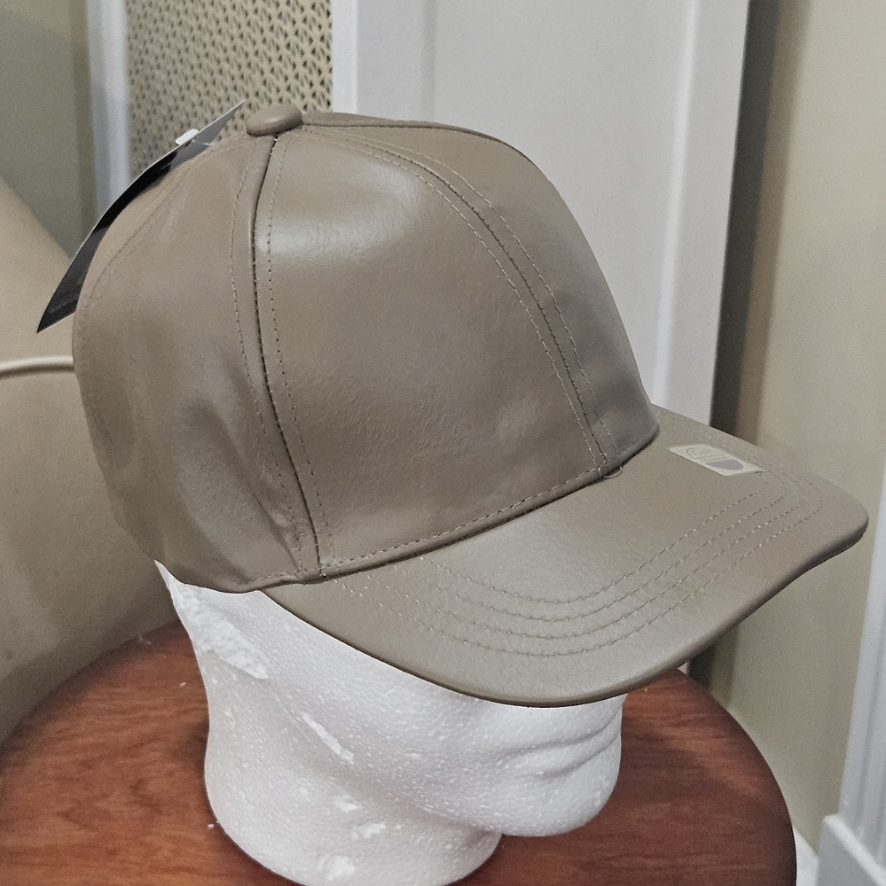 Leather cap